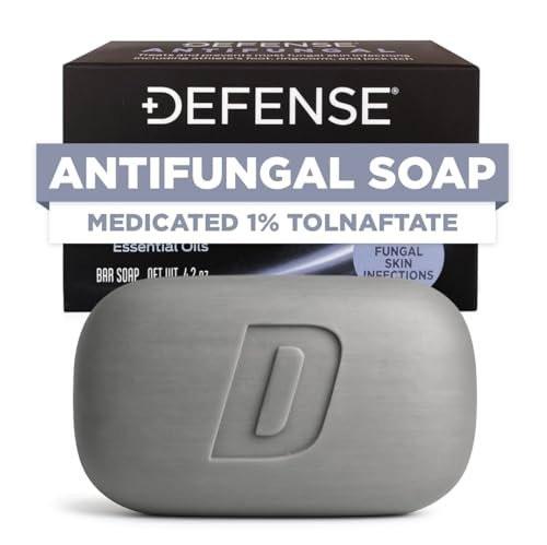 Defense Antifungal Bar Soap | Jock Itch, Ringworm, Athlete's Foot, Skin Fungus | Medicated Anti Fungal Treatment (One Bar, No Case) - görsel 8