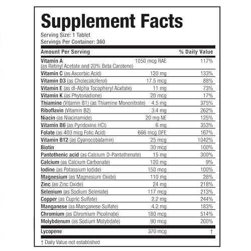 Bronsen ONE Daily Mens 50+ Complete – Once-Daily Convenience: Easy-to-swallow tablet taken just once per day, – Image 2
