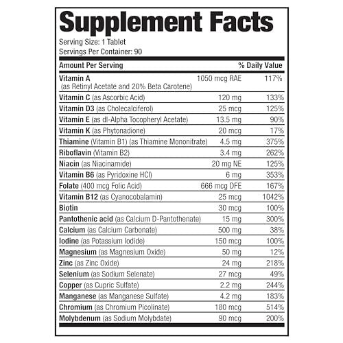 Bronson ONE Daily Women’s 50+ Complete Multivitamin Multimineral, 90 Tablets - görsel 1
