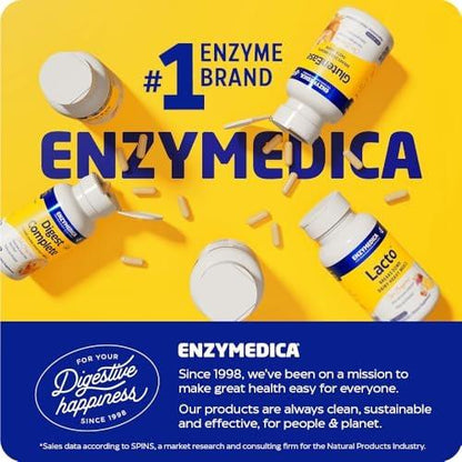 Enzymedica Berberine Phytosome High Absorption Supplement - Berbevis Berberine Phytosome Capsules for Men & Women, Bioavailable Formula, Natural Metabolic Health Support, Vegan, Gluten Free - 60 Caps