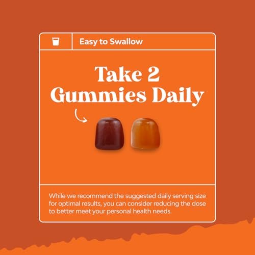 Potent Daily Multivitamin Gummies for Adults - Wellness Blend of Vitamin D A C E B12 Zinc and Biotin - Adult Vitamin Gummy for Energy and Immunity - Non-GMO Gluten Free and Halal Gummies 30 Count - görsel 14