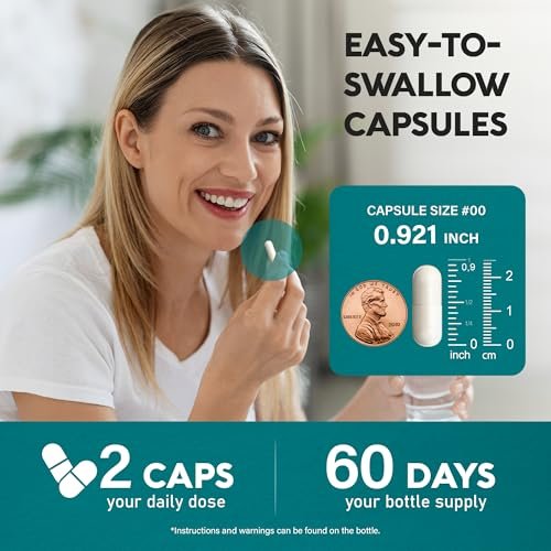 GABA L-Theanine 900 mg - Magnesium | Vitamin B6 - Calm, Sleep, Relaxation & Mood Support - Lab Tested - 750 mg Gamma AminoButyric Acid, 150 mg L-Theanine - Non-Habit Forming, Vegan - 120 Capsules - görsel 7