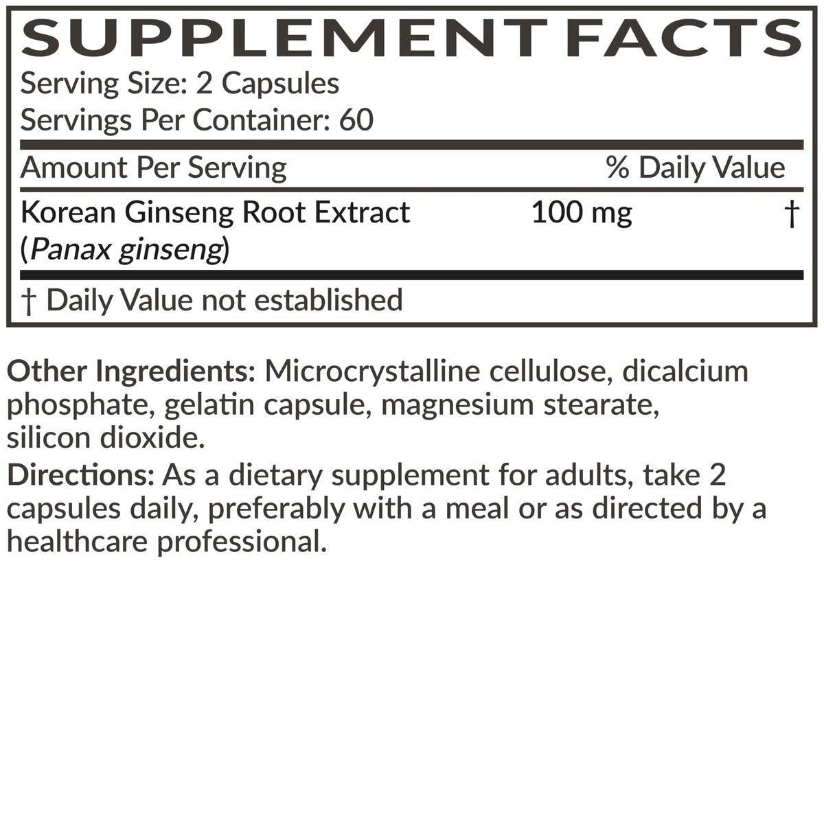 Futurebiotics Korean Panax Ginseng Energy, Memory & Brain Health Support, Non-GMO, 120 Capsules - görsel 11