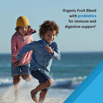 Kids Multivitamin Gummy with Iron + Probiotics for Immune Health & Digestion: Vitamins D, C, E, B, Zinc for Energy & Development, Vitamin Code, Non-GMO, Gluten-Free, 90 Orange Gummies, 30 Day Supply