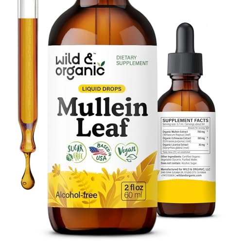 Wild & Organic Mullein Drops for Lungs - – Size: 2 fl oz (59 ml) – Image 6