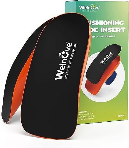 Welnove Gel Heel Cushion Cups With Arch Support - Plantar Fasciitis & Achilles Tendonitis Relief - Women 9.5-13 & Men 8.5-12 - görsel 13