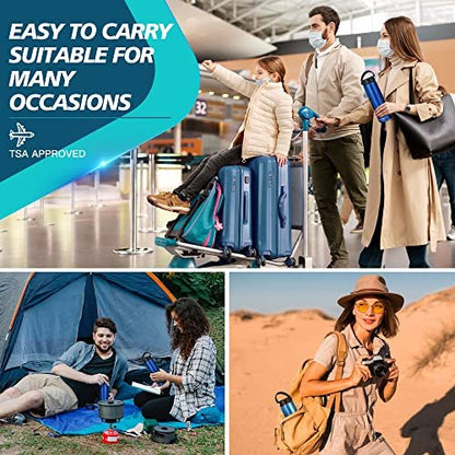 Medineed Insulin Cooler Travel Case TSA Approved, Portable Medication Cooler with Ice Packs, Refrigerated Diabetes Travel Organizer for 1-4 Pens and Diabetic Supplies (Silver)