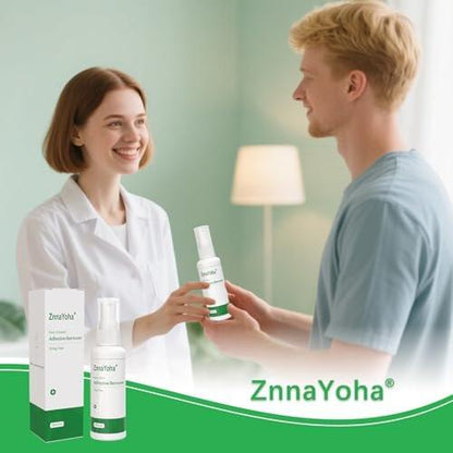 ZnnaYoha Adhesive Remover Spray, No Sting Medical Adhesive Remover for Skin, Ideal for Ostomy Patients, Sensitive Skin and Bandage Removal, Alcohol Free, 1oz/30ml