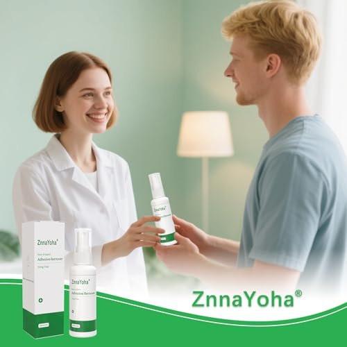 ZnnaYoha Adhesive Remover Spray, No Sting Medical Adhesive Remover for Skin, Ideal for Ostomy Patients, Sensitive Skin and Bandage Removal, Alcohol Free, 1oz/30ml - görsel 4