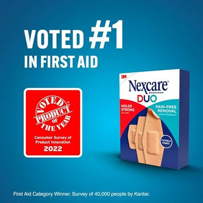 Nexcare Duo Bandages DSA-16-CA, Knee and Elbow, 16ct