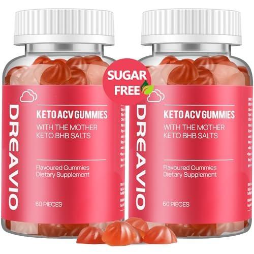 DREAVIO 1000mg Sugar Free Apple Cider Vinegar Gummies | 120 Count Keto ACV Gummies for Weight Loss, Vegan Apple Cider Vinegar with Mother for Adults, Women & Men, 2-Month Supply - görsel 11