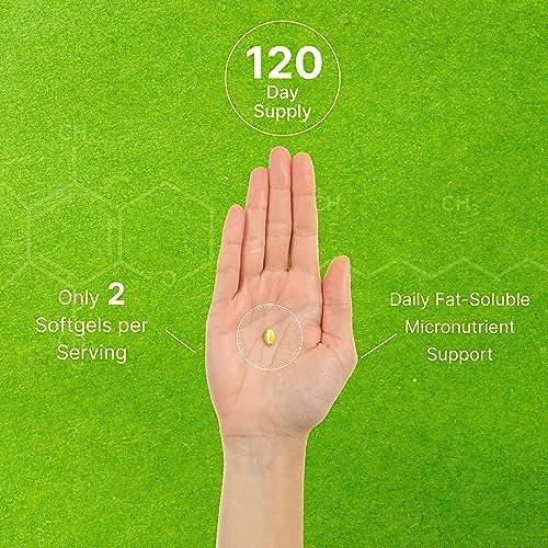 Vitamin E Supplements, 1,000 IU Per Serving, 240 Softgels – Extra Strength Antioxidant Protection – Bioavailable Stable Form – Skin, Heart, Brain, & Immune Support – Non-GMO - görsel 2