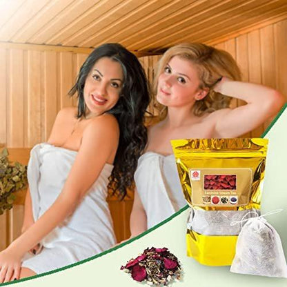 Yoni Steam Herb for Women pH Balance, Natural Feminine Vaginal Herbs Cleansing Rejuvenate, Herbal Blend, 7 Filter Bags Vaginal Herbs
