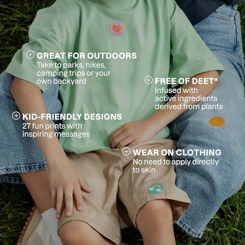 Cliganic Mosquito Repellent Stickers (180 Pack) - Patches for Kids & Adults, Natural DEET-Free, Citronella Essential Oil Infused - görsel 3