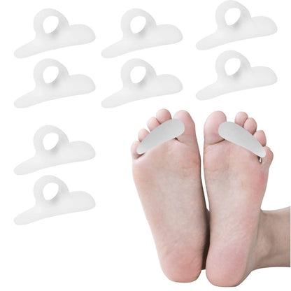 4Pairs Gel Hammer Toe Crest Cushions, Corrector Crests Relieve Foot Pain, Pressure, Discomfort, One Loop Design Hammertoe Gel Support Pads, Flexible Silicone Comfort