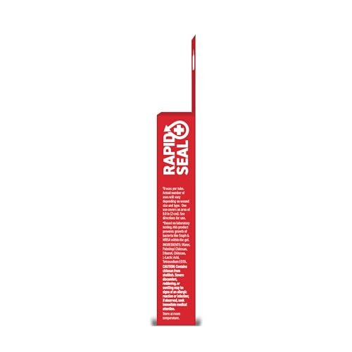 Rapid-Seal Wound Gel (5 Tubes) | Stops – Stops Bleeding Instantly: The gel rapidly coagulates blood and seals the – Image 1