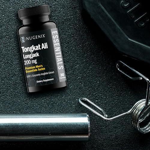 Nugenix Essentials Tongkat Ali for Men, Support for Men's Health, Longjack Eurycoma Longifolia Extract, 30ct - görsel 1