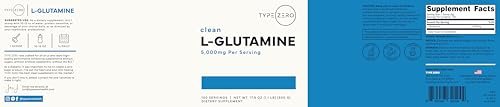 Type Zero L-Glutamine Powder (500G) 3-Month Supply Pure L-Glutamine Supplement - Vegan, Gluten Free, No Fillers - görsel 3
