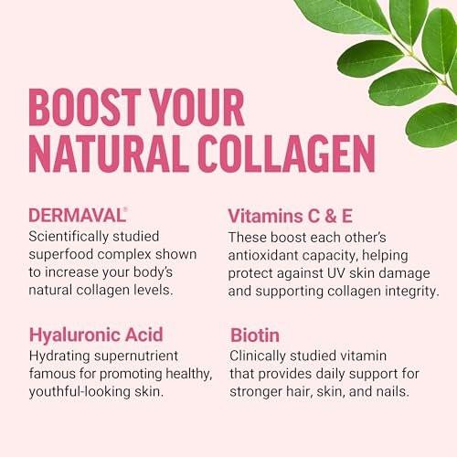 Force Factor Collagen Boosting Superfoods, Vegan Collagen Booster for Women, with Biotin, Hyaluronic Acid, and Vitamin C, for Hair, Skin, Nails, & Joint Support, Tropical Fruit, 60 Soft Chews - görsel 9