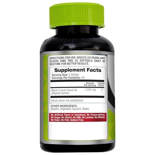 Lab | Black Seed Oil | Black Seed Oil Capsules | 90 softgels - görsel 10