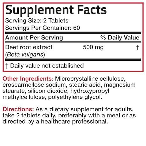 Bronson Beet Root Extra Strength, Non-GMO, 250 Vegetarian Tablets - görsel 8