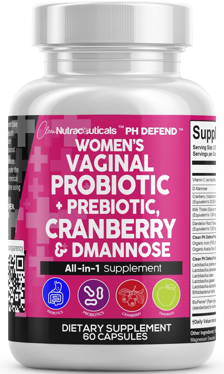 Clean Nutraceuticals Vaginal Probiotics for – Probiotic Support: Contains beneficial bacteria to help maintain a – Image 1