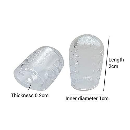 Silicone Anti Friction Toe Protectors Women, Gel Toe Separators Breathable Little Toe Covers for Men and Women, Toe Sleeves for Ingrown Toenails, Corns, Calluses, Blisters and Pain Relief
