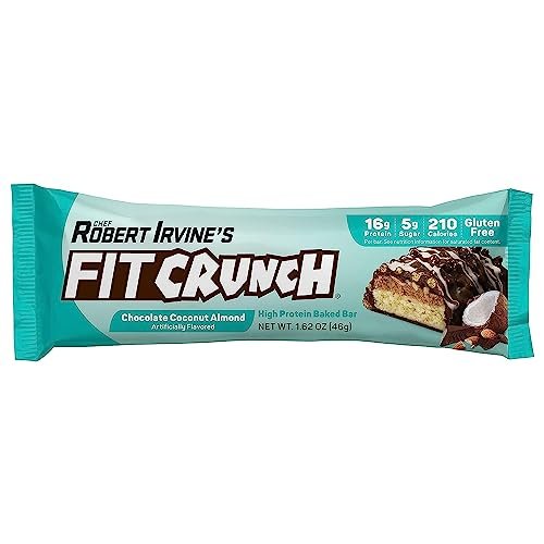 FITCRUNCH Snack Size Protein Bars, 6-Layer Baked Bar, 3g of Sugar, Gluten Free & Soft Cake Core (9 Count, Flavor Lovers) - görsel 11