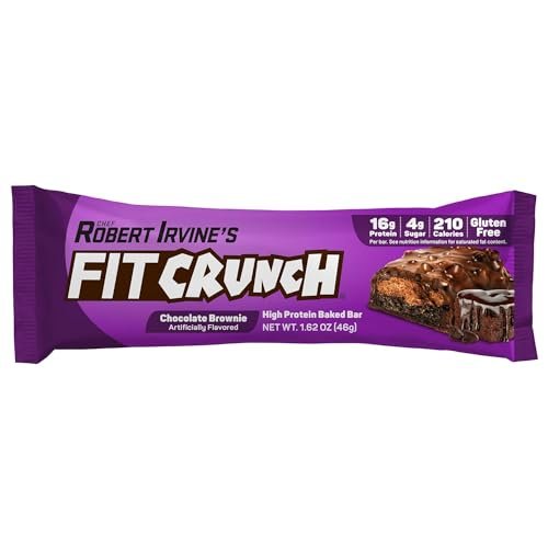 FITCRUNCH Snack Size Protein Bars, 6-Layer Baked Bar, 3g of Sugar, Gluten Free & Soft Cake Core (9 Count, Flavor Lovers) - görsel 6