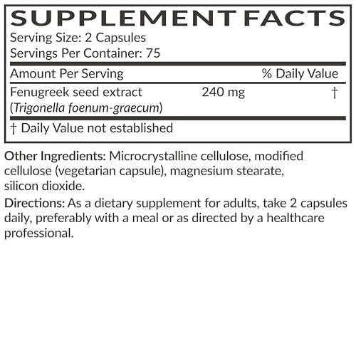Futurebiotics Fenugreek Extra Strength Supports Overall Good Health & Well-Being, Non-GMO, 150 Vegetarian Capsules - görsel 11