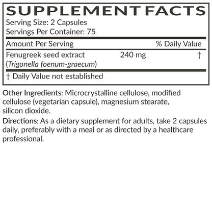 Futurebiotics Fenugreek Extra Strength Supports Overall Good Health & Well-Being, Non-GMO, 150 Vegetarian Capsules