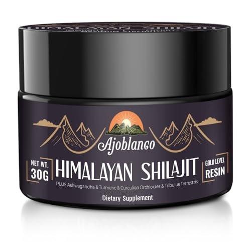 Ajoblanco 600mg Shilajit Pure Himalayan Organic Shilajit Resin - Himalayan Shilajit Resin with Organic Ayurvedic Blend in High Potency for Energy, Strength & Immunity, 30 Grams - görsel 11