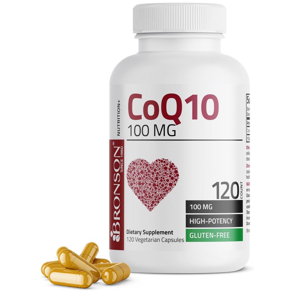 Bronson CoQ10 100 MG High Potency Cellular Energy Production, 120 Vegetarian Capsules - görsel 10