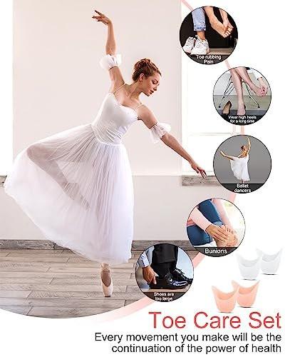 8Pcs BLATOWN Silicone Toe Protectors Toe Covers for Women Men Shoe Filling, Gel Toe Pads Toe Cushions with Breathable Hole for Pain Relief Fit for High Heel, Ballet, Point Shoes (Beige) - görsel 8