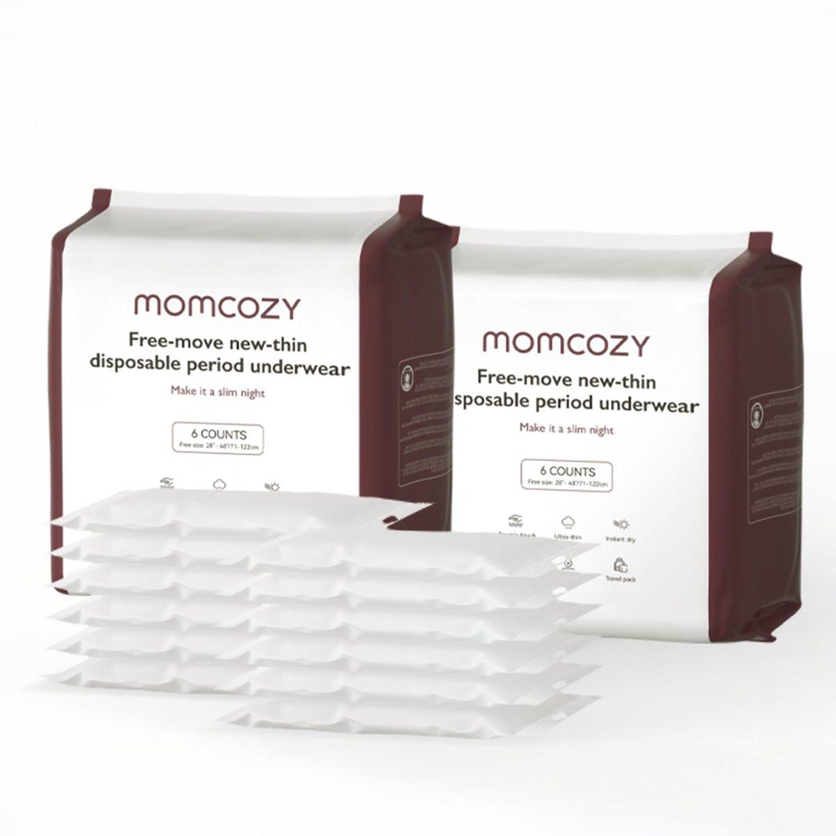 Momcozy Postpartum Disposable Underwear, 12 – Fit: One size fits most (hip 36-52 inches) – Image 10