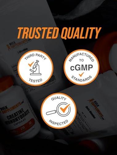 BulkSupplements.com TUDCA Capsules - TUDCA Supplement, Tauroursodeoxycholic Acid, TUDCA 250mg for Liver Support - Gluten Free, 1 Capsule per Serving, 60 Capsules (Pack of 1) - görsel 7
