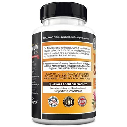 Turmeric and Ginger Supplement with BioPerine - Turmeric Curcumin with Black Pepper & Organic Ginger for Enhanced Absorption for Digestion Knee & Joint Support - Vegan & Non-GMO (40 Servings)