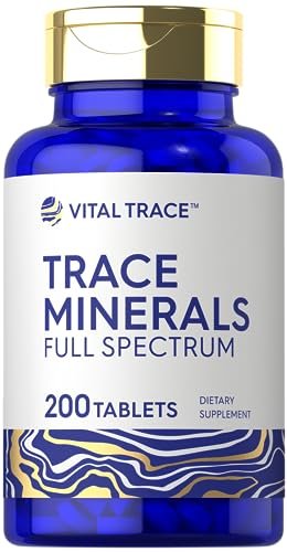 Carlyle Trace Minerals | 200 Tablets | Full Spectrum Supplement | Non-GMO & Gluten Free Complex | by Vital Trace - görsel 11