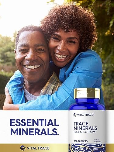 Carlyle Trace Minerals | 200 Tablets | Full Spectrum Supplement | Non-GMO & Gluten Free Complex | by Vital Trace - görsel 1