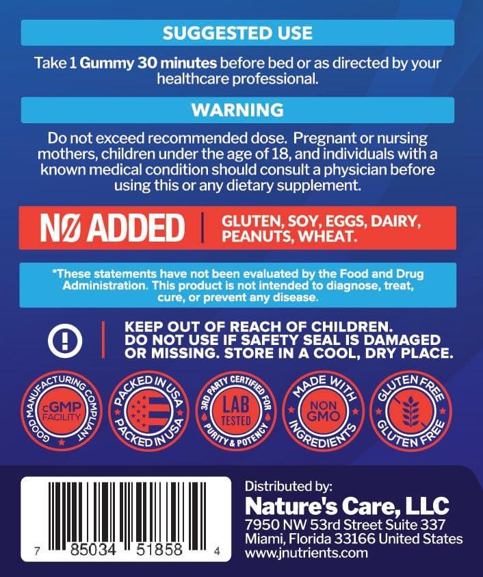 Melatonin 30mg Gummies for Adults (60 Servings) - Maximum Strength Sleep Support with 30mg of Melatonin Per Gummy - Gluten-Free, Sugar-Free, 100% Vegetarian, Strawberry Flavor - 60 Gummies - görsel 7