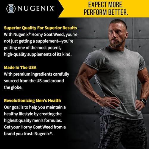 Nugenix Essentials Horny Goat Weed Extract - Epimedium Extract - 30 Capsules - görsel 5