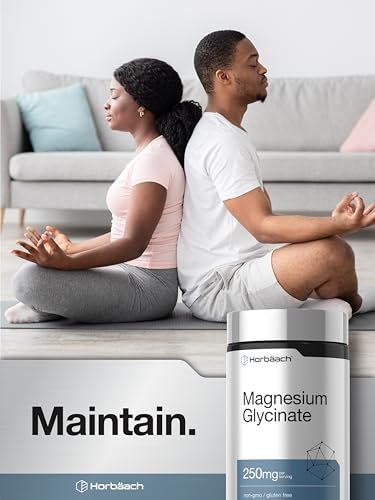 Horbäach Magnesium Glycinate | 250mg | 120 Softgels | Non-GMO and Gluten Free Supplement - görsel 11