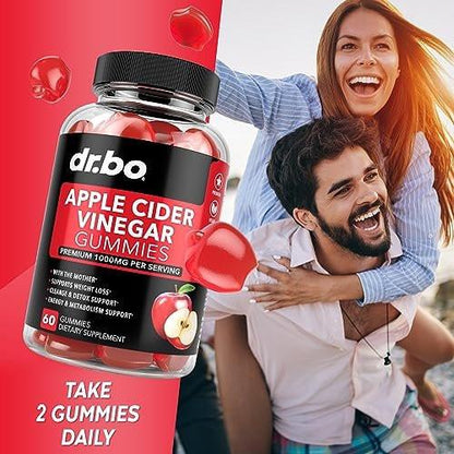 ACV Apple Cider Vinegar Gummies - Natural Support for Advanced Weight Loss, Detox, Cleansing, Digestion Plus Gut Health - ACV Gummies Supplements with 1000MG Apple Cider Vinegar Gummy with The Mother