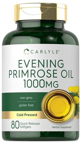 Carlyle Evening Primrose Oil Supplement 1000mg | 80 Softgel Capsules | Non-GMO & Gluten Free - görsel 2