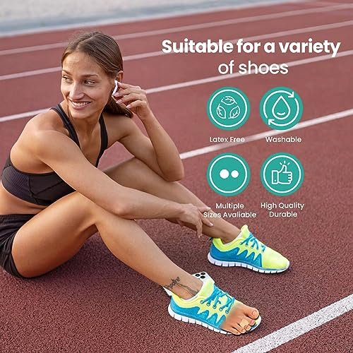 Welnove Gel Toe Separator - 8 Pack Pinky Toe Spacers - Little Toe Cushions, Small Sleeves for Preventing Rubbing & Reducing Pressure (Beige) - görsel 4