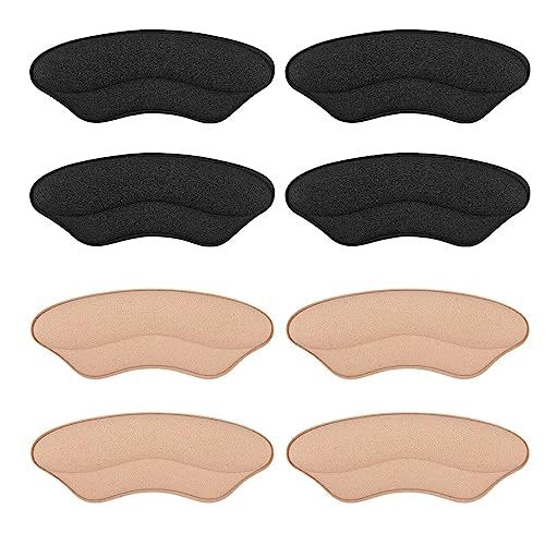 Makryn Foam Heel Pads for Shoes that are Too Big – Inserts Grips, Back of Heel Cushions Protectors Liner Slip Pads, Blisters Filler for Loose Shoe (Multicolor) - görsel 2