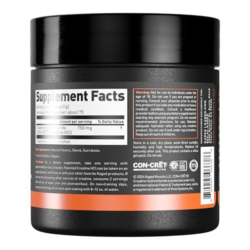 Kaged Creatine HCl Powder | 7X Concentrated – Supports Muscle Building & Recovery: Creatine is a proven – Image 18