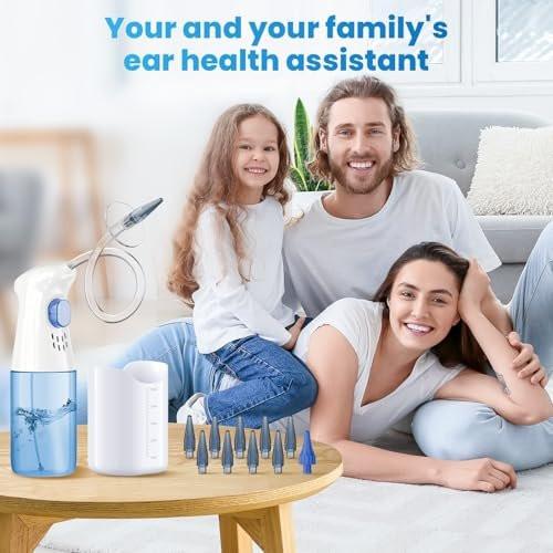 Ear Wax Removal Kit - Manual Ear Irrigation Flushing System - Safe & Effective Ear Cleaner - FSA Eligible - görsel 1