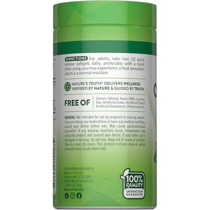 Nature's Truth Oil of Oregano Softgels | 150 Count | Non-GMO & Gluten Free Herbal Supplement