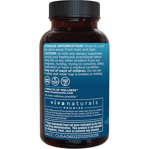 Viva Naturals Omega-3 Fish Oil, Triple – Triple Strength Formula: With 2500 mg of fish oil per serving, you get a – Image 15